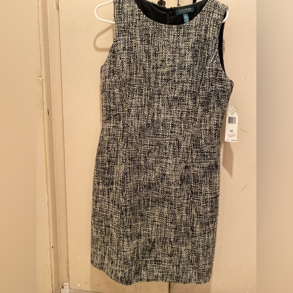 This is a grayish Ralph Lauren dress.